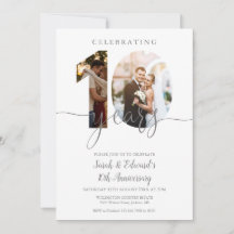 Modern 10th Wedding Jubileum 2 Foto