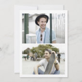 Modern 11 Photo Collage AFSTUDEERDER Afstuderen Aankondiging (Achterkant)