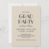 Modern 11 Photo Collage Afstuderen Aankondiging (Achterkant)