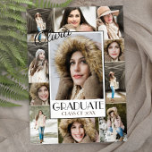 Modern 11 Photo Collage Afstuderen Aankondiging