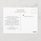 Modern 12 foto collage Baby shower Dank u Briefkaart (Achterkant)