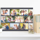 Modern 12 Gray Stretched Canvas fotometselrooster Afdruk