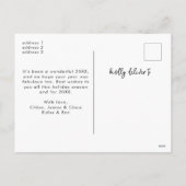 Modern 12 Photo Collage What A Year Feestdagenkaart (Achterkant)