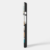 Modern 13 Photo Collage Handgeschreven Naam Case-Mate iPhone Case (Achterkant / Links)