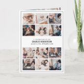 Modern 15-foto begrafenisprogramma met bio & geem programma (Voorkant)