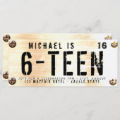 MODERN 16e MAANDAGENTJES Bord CERTIFICERING Kaart (Voorkant / Achterkant)