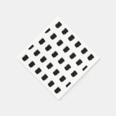 Modern 16e verjaardagsfeestje Servetten patroon (Hoek)