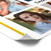 Modern 17 Photo Collage Class Of 2026 Graduation Poster (Hoek)