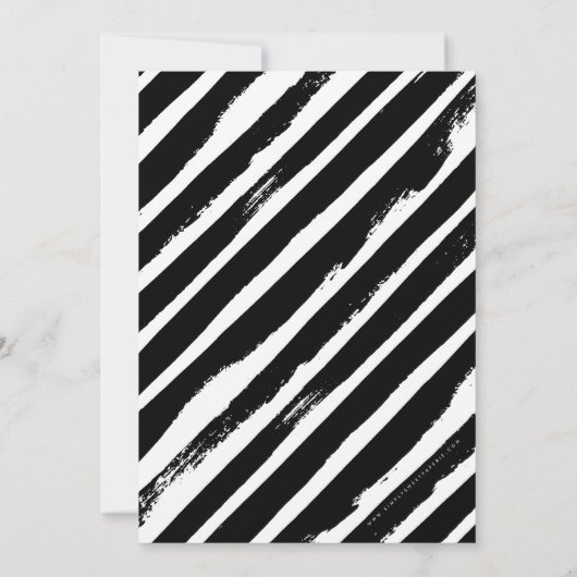 MODERN 18e verjaardagsfeest UITNODIGEN verfspatten Kaart (Achterkant)