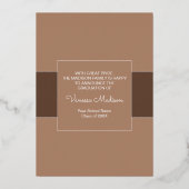 Modern | 1 Aankondiging van het Afstuderen Foto Fo (Achterkant)