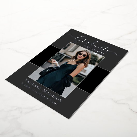 Modern | 1 Aankondiging van het Afstuderen Foto Fo (Gedraaid)