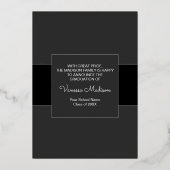 Modern | 1 Aankondiging van het Afstuderen Foto Fo (Achterkant)