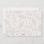 Modern 1 foto nep goud vrolijk kerstfeest  feestdagenkaart (Achterkant)