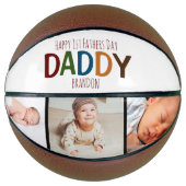 Modern | 1e Vaderdag Fotocollage Basketbal (Voorkant)