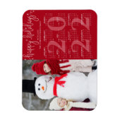 Modern 2022 Calendar het Manuscript van de Foto PR Magneet (Verticaal)