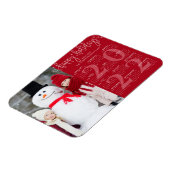 Modern 2022 Calendar het Manuscript van de Foto PR Magneet (Linkerzijde)