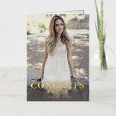 Modern 2023 Congrats Afstuderen volledige foto Folie Wenskaart (Voorkant)