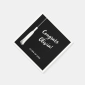 Modern 2024 Afstudeerder Tassel Gepersonaliseerd A Servet (Hoek)