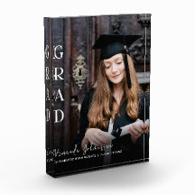 Modern 2024 Afstudeerder wit Script Overlay Keepsa