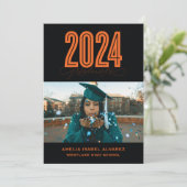MODERN 2024 AFSTUDEREN | FOTO AFSTUDEREN UITNODIGI KAART (Staand voorkant)