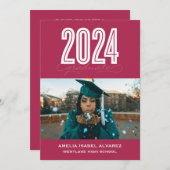 MODERN 2024 AFSTUDEREN | FOTO AFSTUDEREN UITNODIGI KAART (Voorkant / Achterkant)