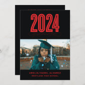MODERN 2024 AFSTUDEREN | FOTO AFSTUDEREN UITNODIGI KAART (Voorkant / Achterkant)