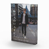 Modern 2024 Afstuderen witte script overlay Fotoblokken (Rechts)