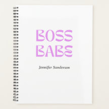 Modern 2024 Boss Babe Gepersonaliseerd Wit