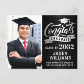 Modern 2024 FOTO Graduation Party Uitnodiging (Voorkant)