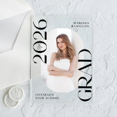 Modern 2025 Foto Acryl Afstuderen Aankondiging