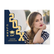 Modern 2025 FOTO Afstudeerder Graduation Party Inv