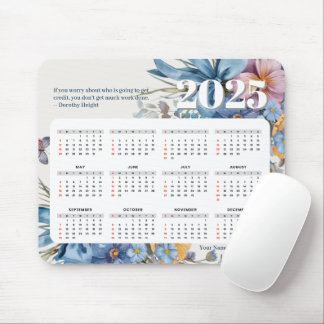 Modern 2025 Kalender Quote & Gepersonaliseerde Naa Muismat