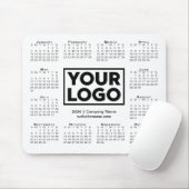 Modern 2026 Calendar Business Company Logo Muismat (Met muis)