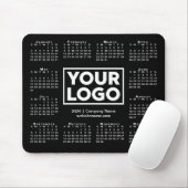 Modern 2026 Calendar Business Logo Black Muismat (Met muis)