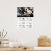 Modern 2026 Calendar Family Photo Poster (Keuken)