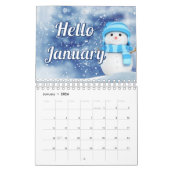 Modern 2026 Floral Calendar, Elegant and Artistic Kalender (Jan 2026)