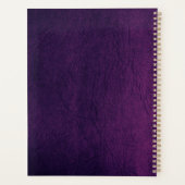 Modern 2026 gouden monogram naam script elegant planner (Achterkant)