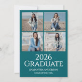 Modern 2026 Graduation Photo  Aankondiging (Voorkant)