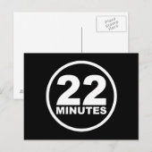 Modern - 22 minuten briefkaart (Voorkant / Achterkant)