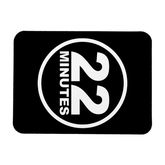 Modern - 22 minuten magneet (Horizontaal)
