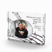 Modern 25th SILVER Jubileum SWEET MUSIC Fotoblokken (Rechts)