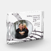 Modern 25th SILVER Jubileum SWEET MUSIC Fotoblokken (Links)