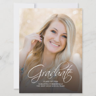 Modern 2 Foto Afstudeerder 2022 Senior Graduation  Kaart