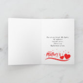 Modern 2 Foto Collage Best Mam Ever Moederdag Kaart (Binnen)