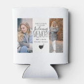 Modern 2 foto in het liefdevol geheugendistributie blikjeskoeler (Achterkant)