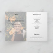Modern 2 foto in het liefdevol Memory Funeral Prog Programma (Binnen)