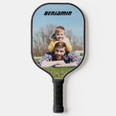 Modern 2 foto pickleball paddle (Voorkant)