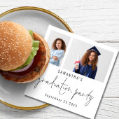 Modern 2 Foto Script Name Date GraduParty (GraduPa Servet