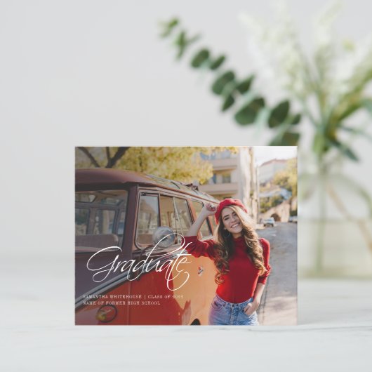 Modern 2 Foto's Afstudeerder 2024 Afstuderen Aanko (Staand voorkant)