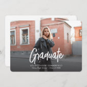 Modern 2 foto's Afstuderen 2025 (Voorkant / Achterkant)